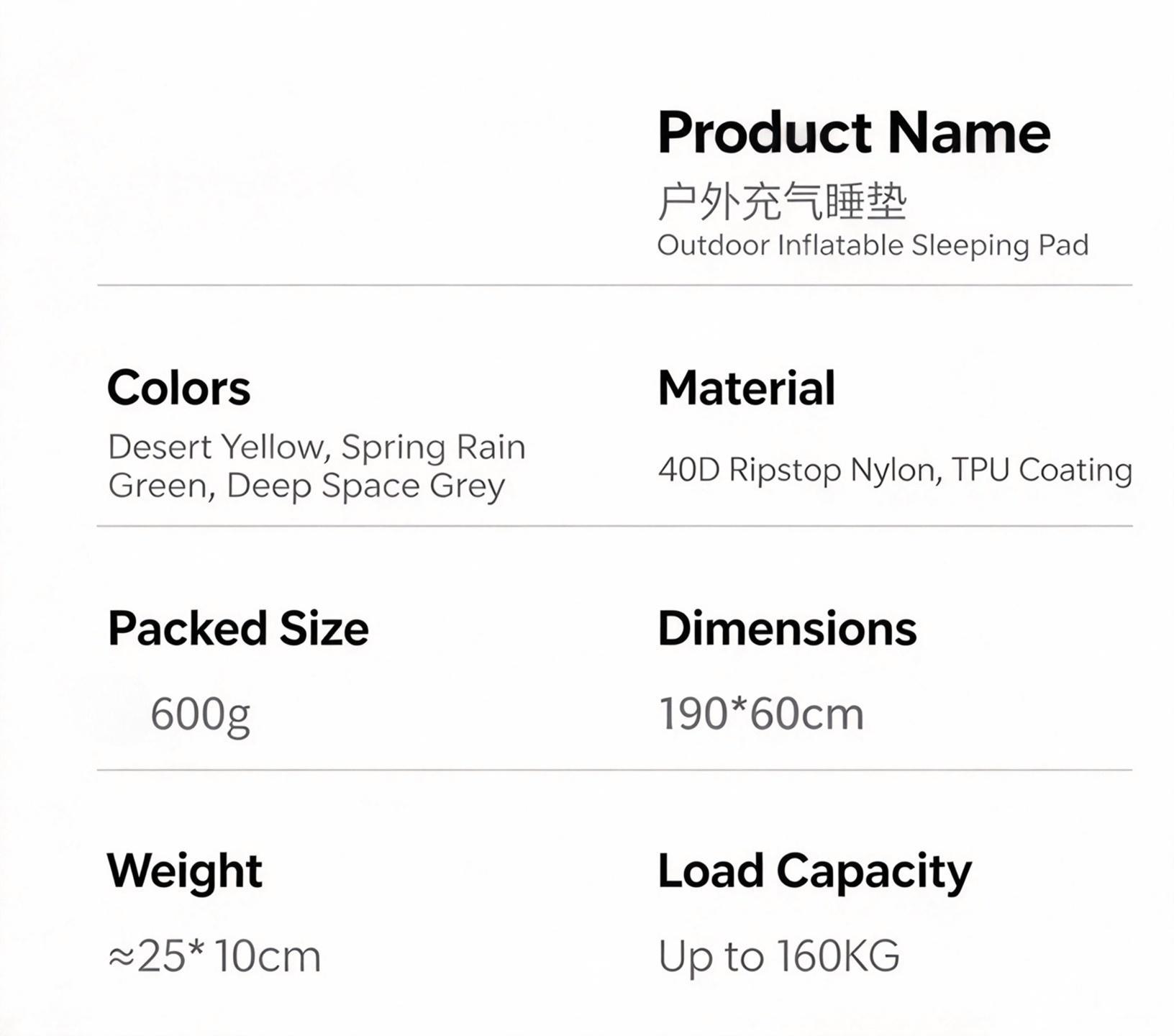 Sunflower Lightweight Foot Pump Inflatable Camping Mat Moisture Proof Splicable Air Mattress thumb 9