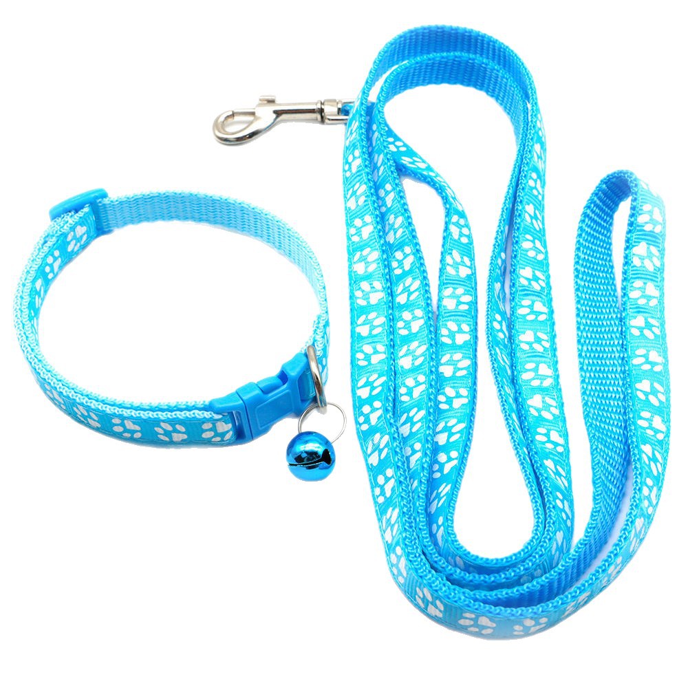 Paw Print Pet Collar & Leash Set thumb 3