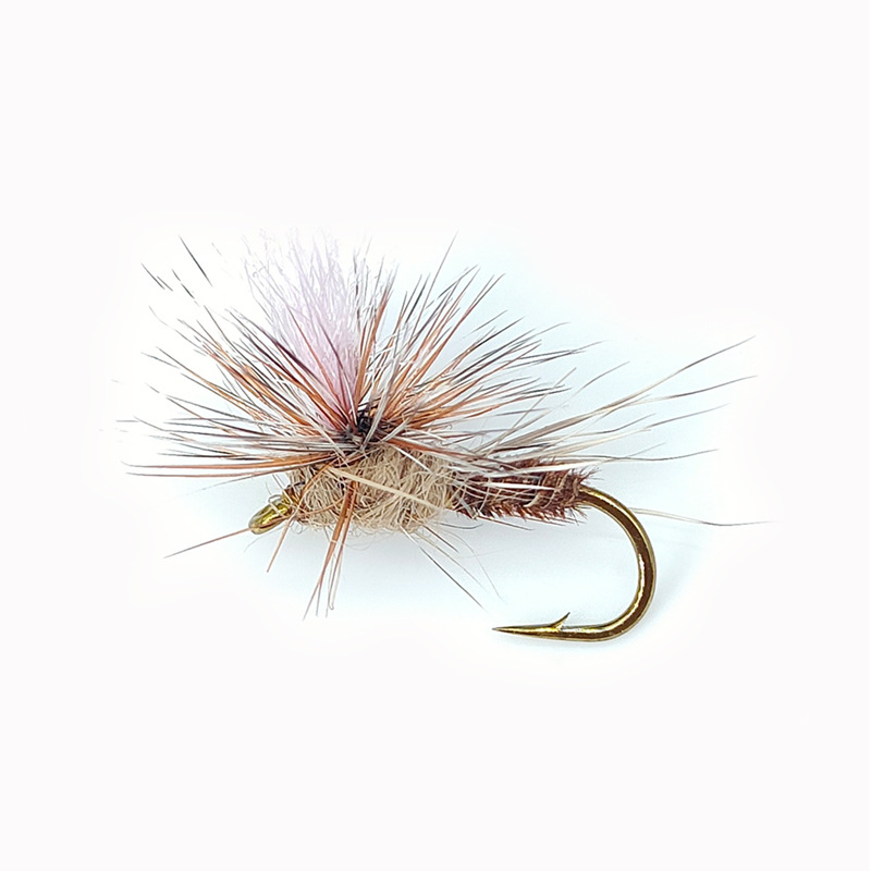 Sunflower Parachute Adams Dry Fly Fishing Flies, Artificial Parachute Adams Lure for Trout, Bass Fly Fishing thumb 4