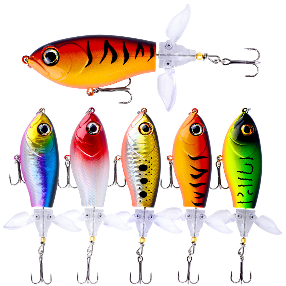 Sunflower Double Propeller Topwater Fishing Lure 9.5cm/19.2g Floating Bait