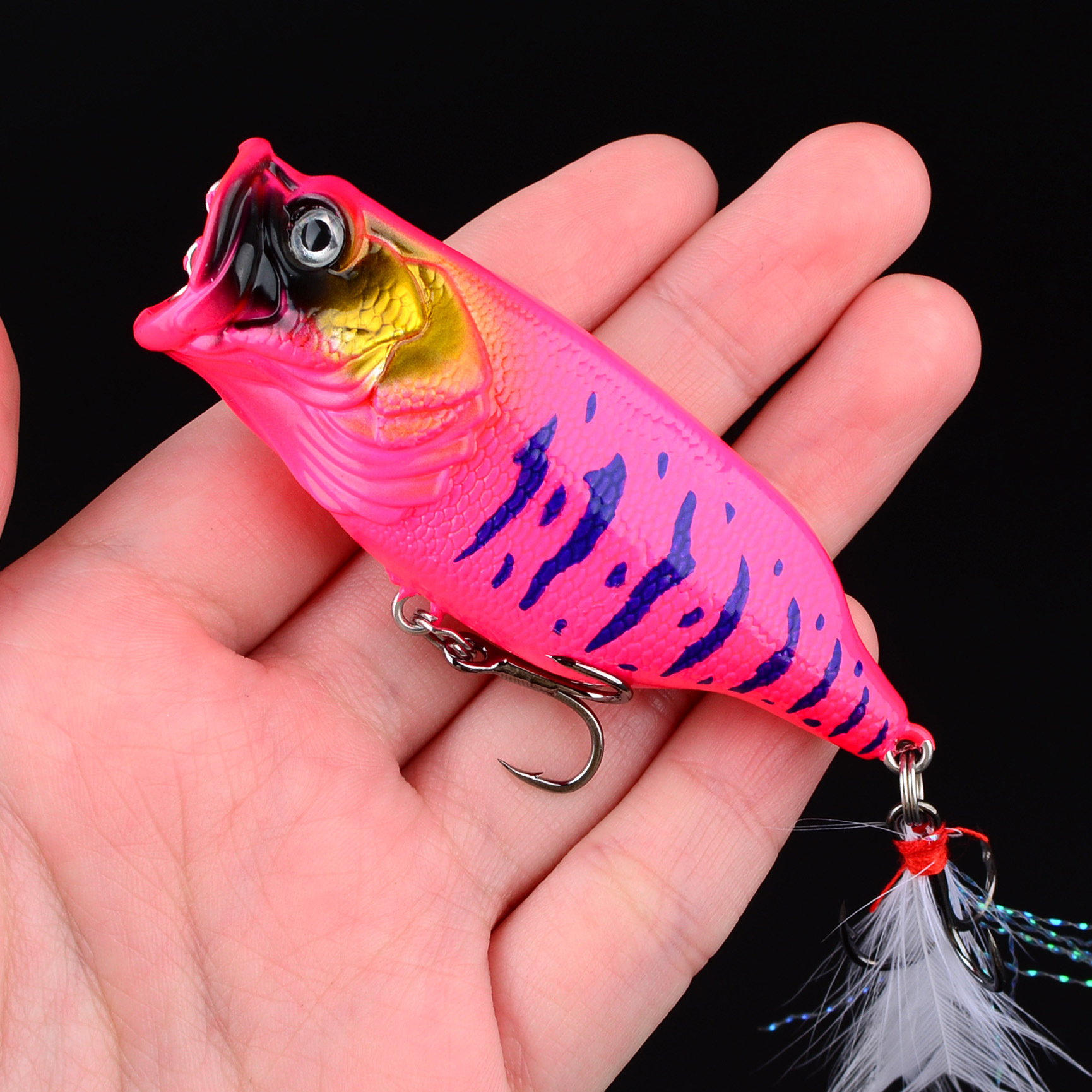 Sunflower Sinking Popper Fishing Lure Long Cast Topwater Hard Bait For Bass & Culter thumb 9