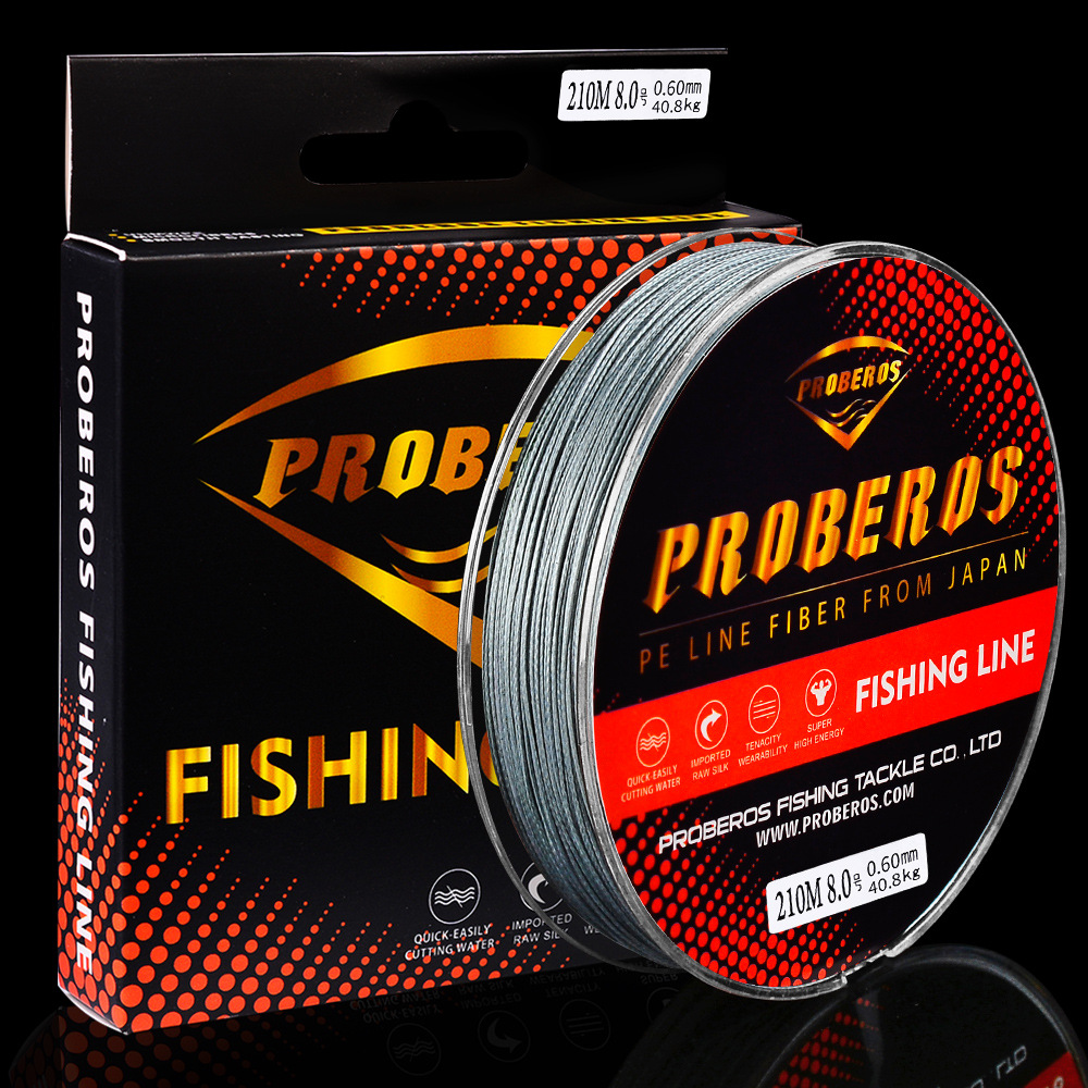 Sunflower 8 Strand Braided PE Fishing Line 210M High Tensile Multi Color Saltwater Freshwater Main Line