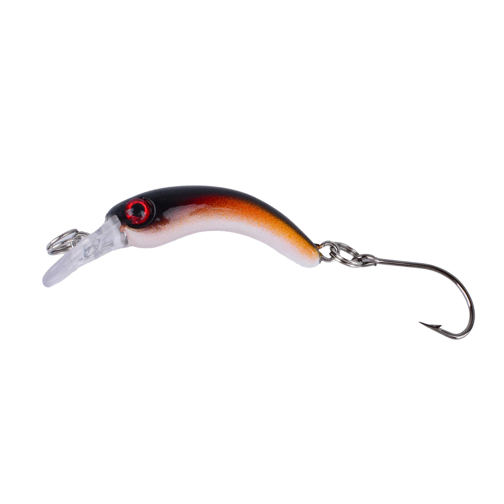Sunflower Micro Sinking Curved Minnow Lure 4cm 1.2g For Trout & Whitebait thumb 10