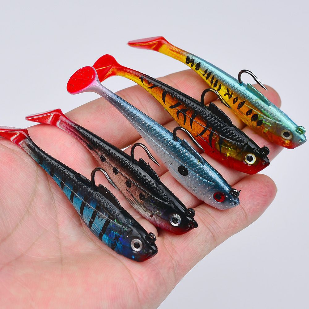 Lead Weighted T-Tail Soft Fishing Lure