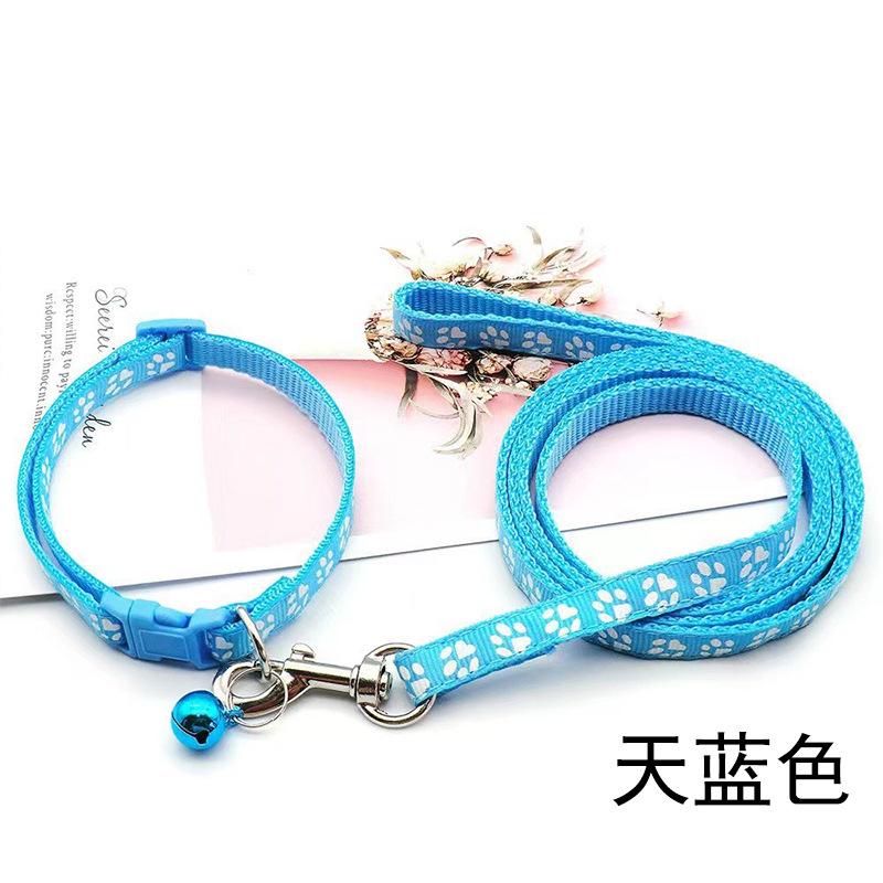 Paw Print Pet Collar & Leash Set thumb 13
