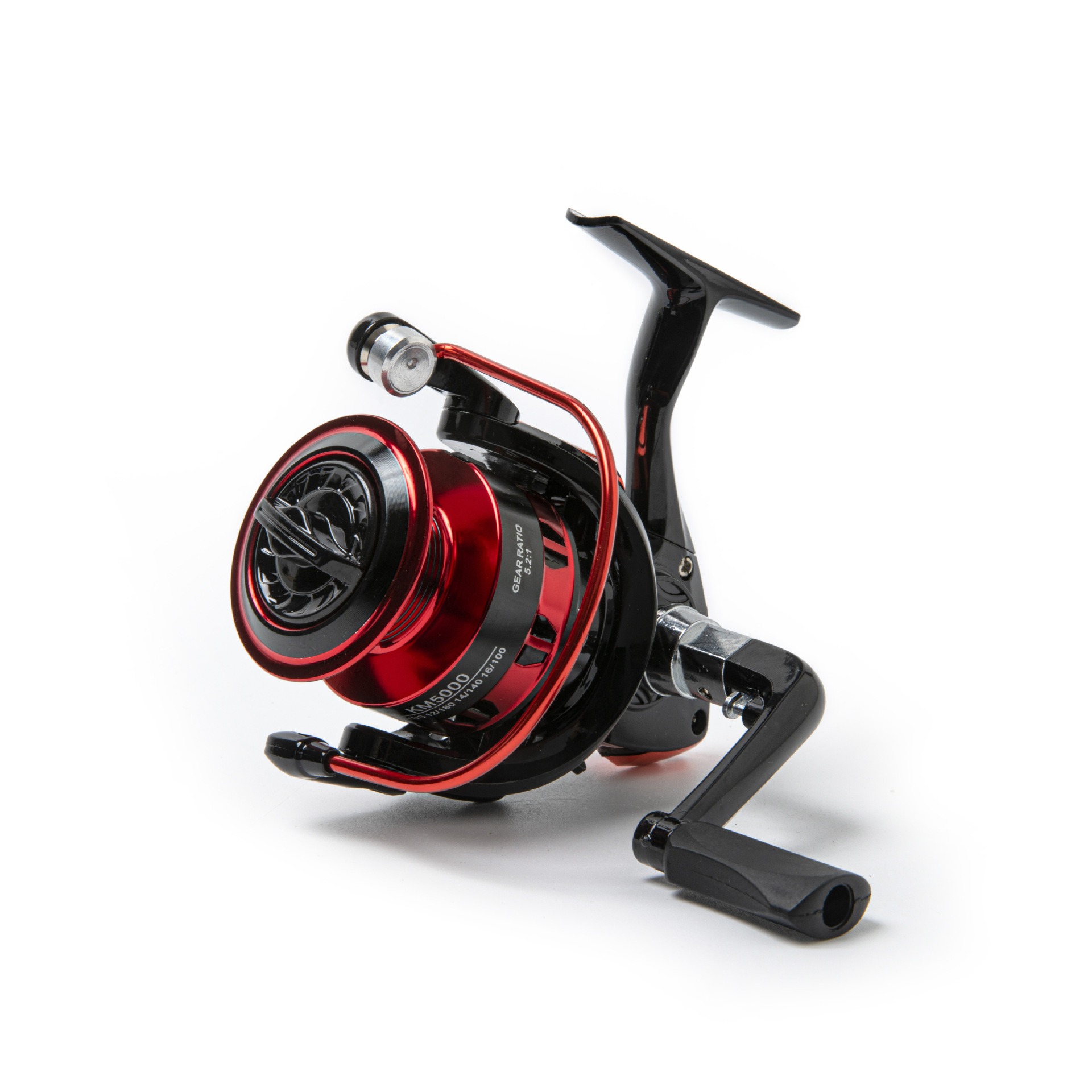 Sunflower KM Series 5.2:1 Gear Ratio Spinning Fishing Reel Metal Spool Full Sizes 1000-8000 Saltwater Casting Reel thumb 1