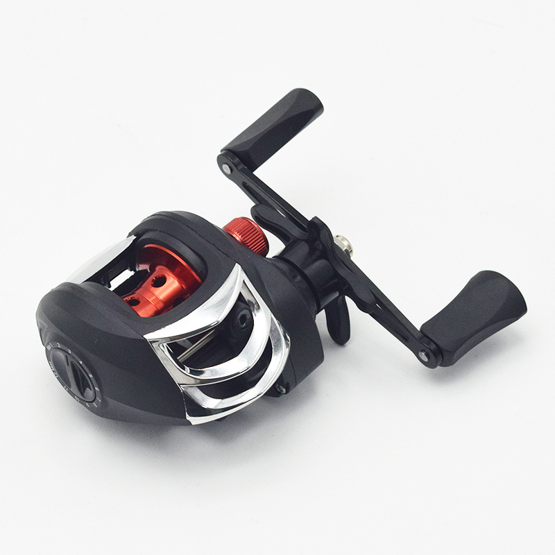 Sunflower 7.2:1 Gear Ratio Baitcasting Fishing Reel 18+1 Ball Bearings Metal Spool Left & Right Hand Dual Brake Reel