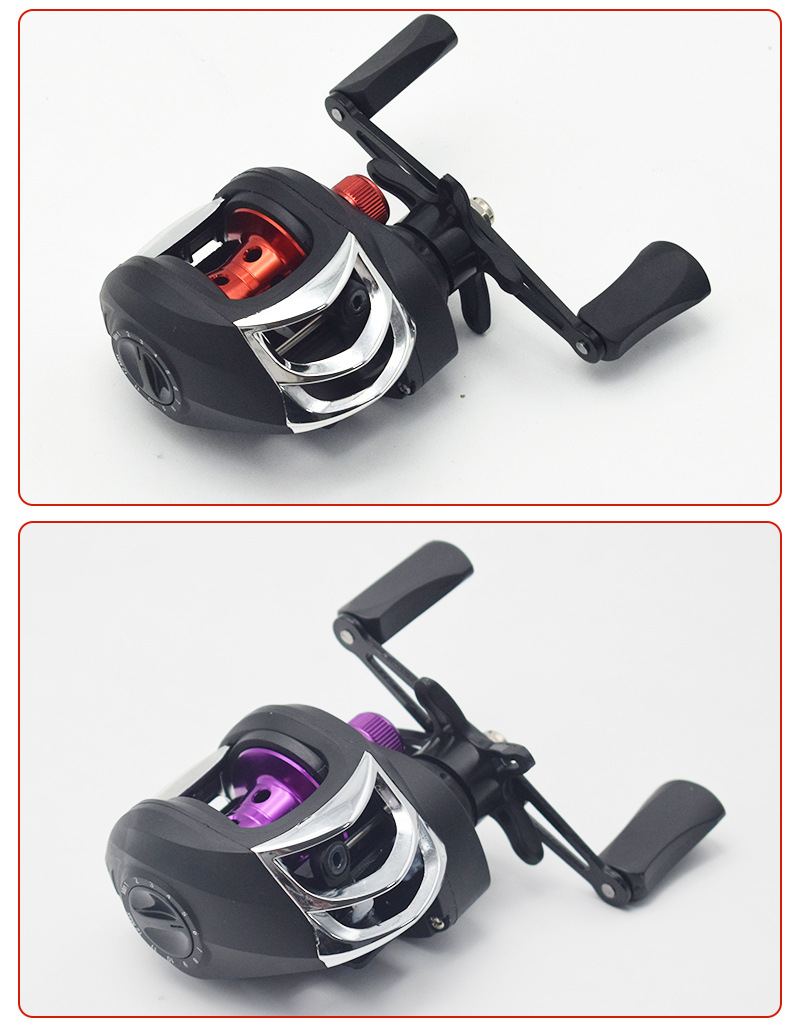 Sunflower 7.2:1 Gear Ratio Baitcasting Fishing Reel 18+1 Ball Bearings Metal Spool Left & Right Hand Dual Brake Reel thumb 9