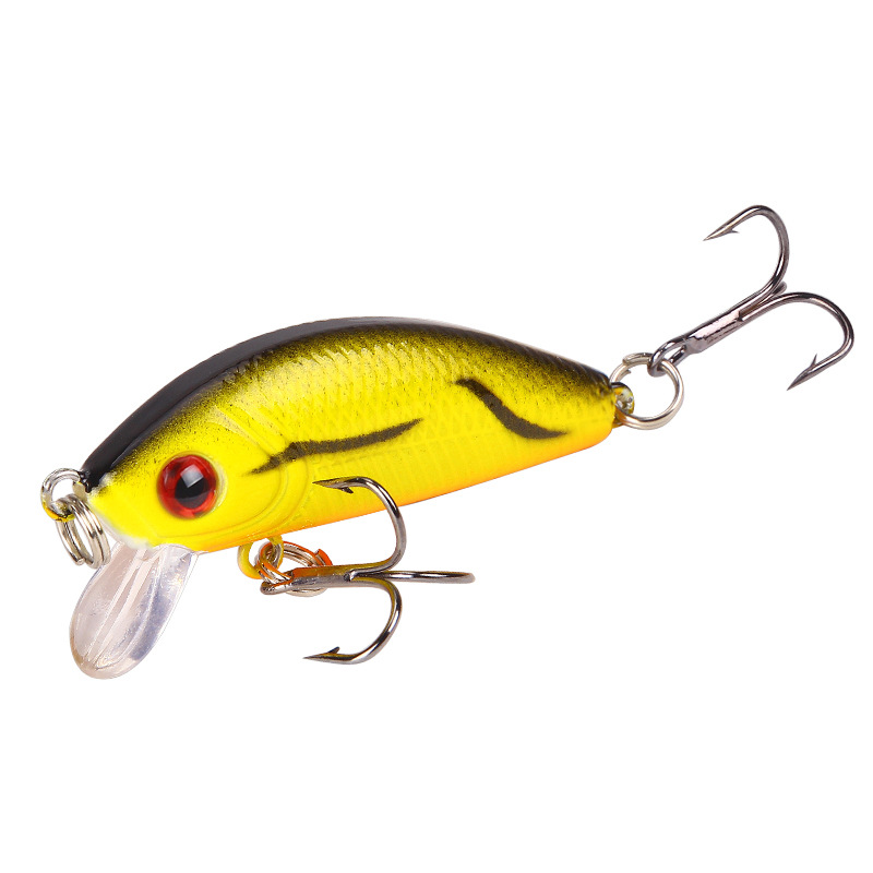 Sunflower 5cm 4.2g Micro Minnow Hard Fishing Lure With Internal Rattle & Double Treble Hooks Fresh & Saltwater thumb 1