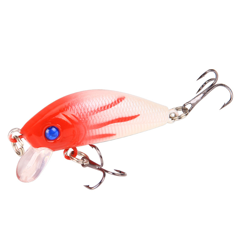 Sunflower 5cm 4.2g Micro Minnow Hard Fishing Lure With Internal Rattle & Double Treble Hooks Fresh & Saltwater thumb 4
