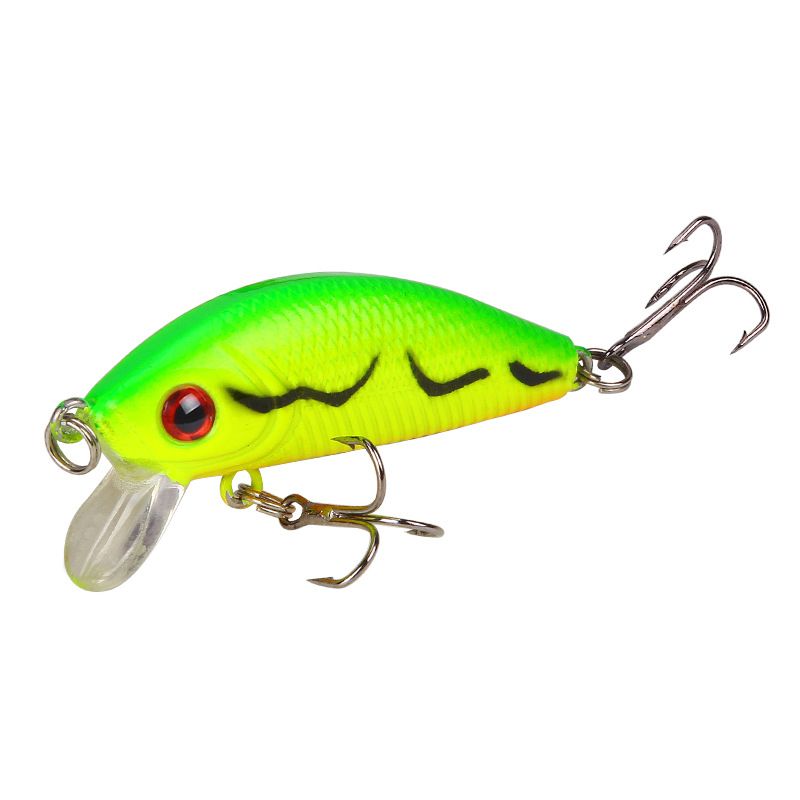 Sunflower 5cm 4.2g Micro Minnow Hard Fishing Lure With Internal Rattle & Double Treble Hooks Fresh & Saltwater thumb 8