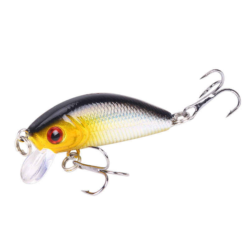 Sunflower 5cm 4.2g Micro Minnow Hard Fishing Lure With Internal Rattle & Double Treble Hooks Fresh & Saltwater thumb 9