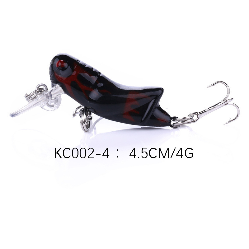 Sunflower 4g 4.5cm Grasshopper Insect Micro Hard Fishing Lure With 8# Treble Hook For Stream Trout & Panfish thumb 4