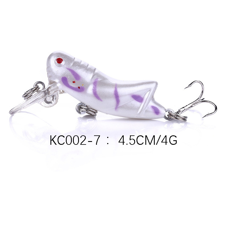 Sunflower 4g 4.5cm Grasshopper Insect Micro Hard Fishing Lure With 8# Treble Hook For Stream Trout & Panfish thumb 7