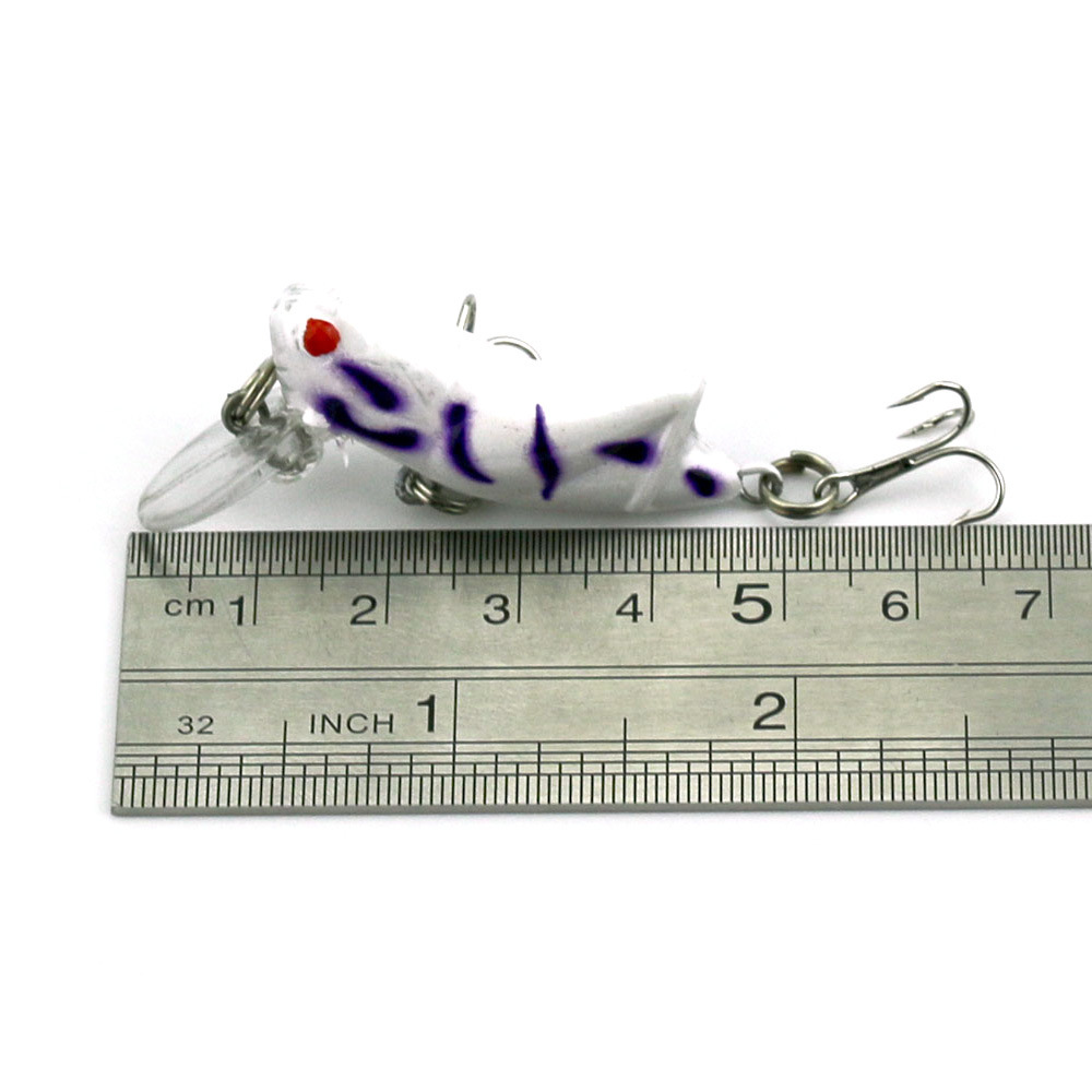 Sunflower 4g 4.5cm Grasshopper Insect Micro Hard Fishing Lure With 8# Treble Hook For Stream Trout & Panfish thumb 18