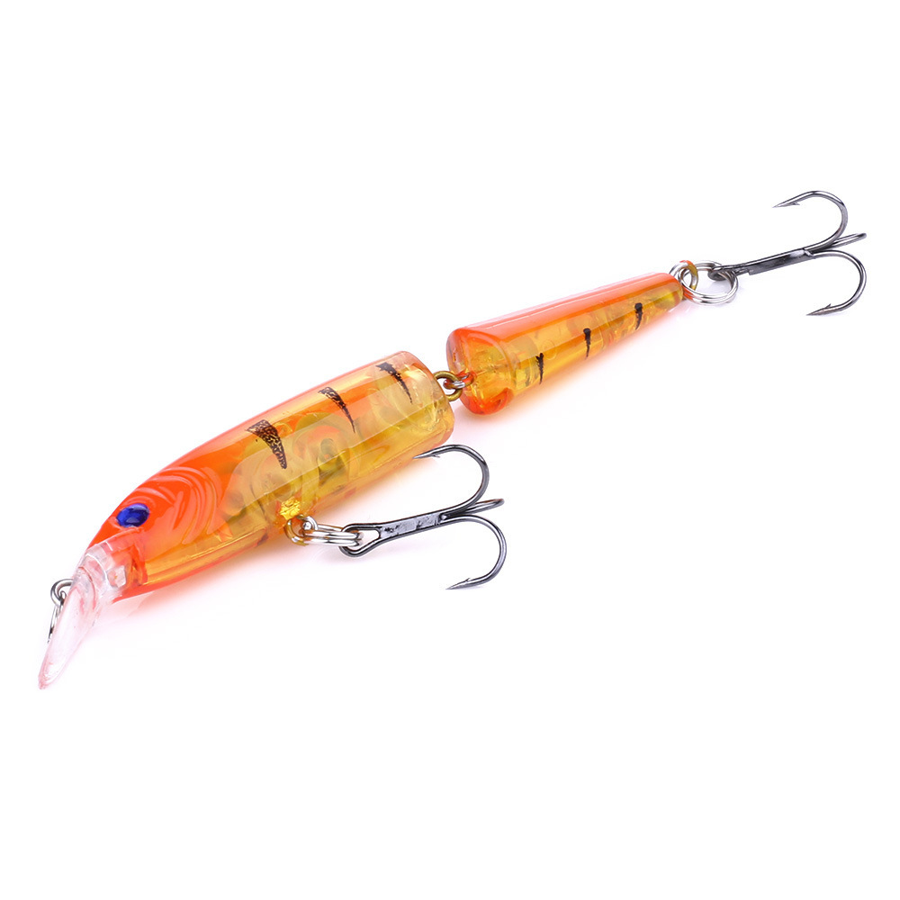 Sunflower Two-Jointed Segmented Minnow Hard Swimbait Bionic Fishing Lure Freshwater & Saltwater thumb 1
