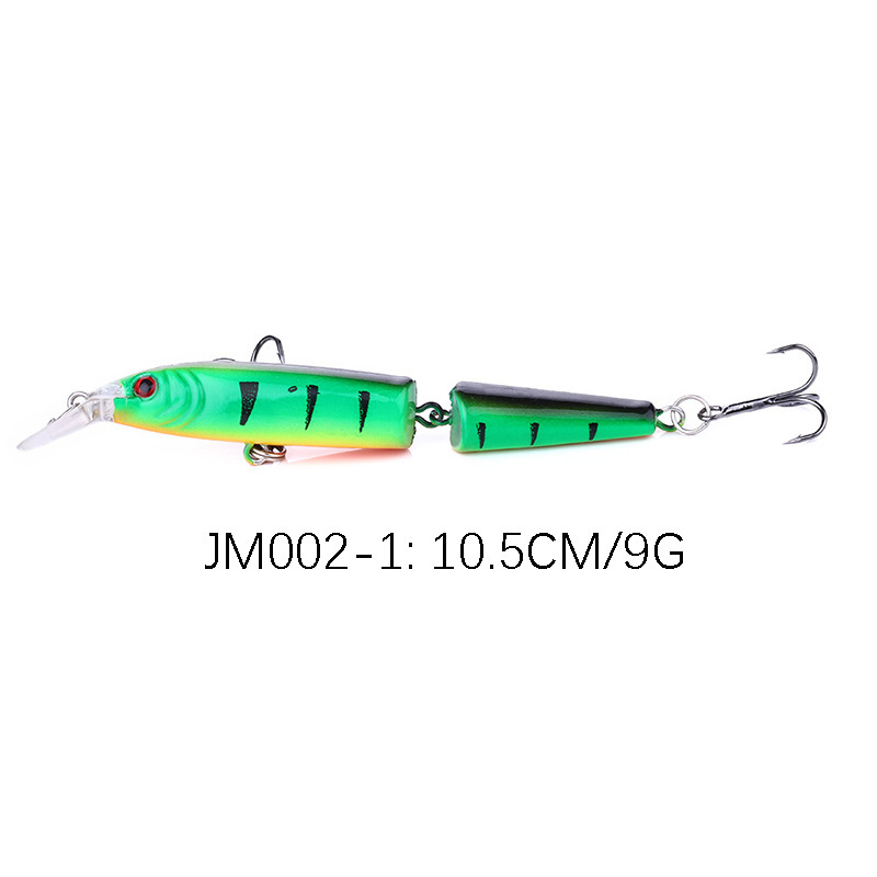 Sunflower Two-Jointed Segmented Minnow Hard Swimbait Bionic Fishing Lure Freshwater & Saltwater thumb 2