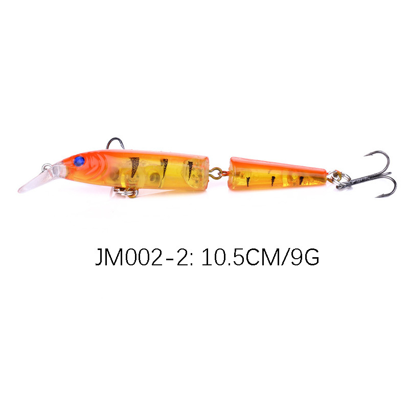 Sunflower Two-Jointed Segmented Minnow Hard Swimbait Bionic Fishing Lure Freshwater & Saltwater thumb 3
