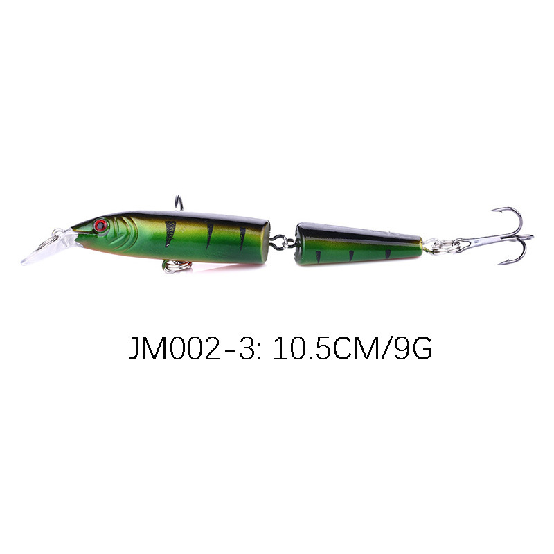 Sunflower Two-Jointed Segmented Minnow Hard Swimbait Bionic Fishing Lure Freshwater & Saltwater thumb 4