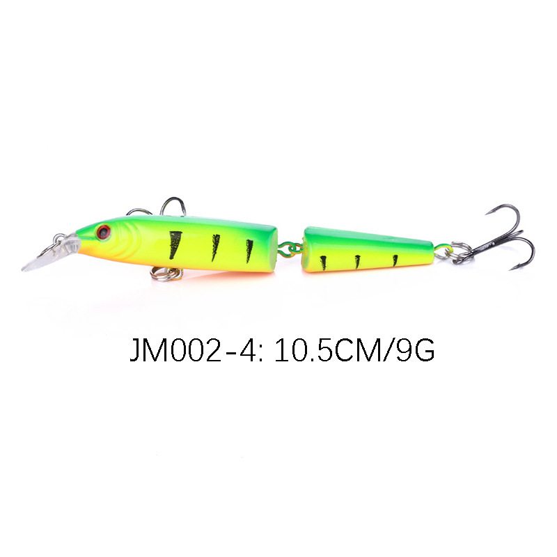 Sunflower Two-Jointed Segmented Minnow Hard Swimbait Bionic Fishing Lure Freshwater & Saltwater thumb 5