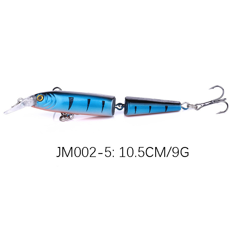 Sunflower Two-Jointed Segmented Minnow Hard Swimbait Bionic Fishing Lure Freshwater & Saltwater thumb 6