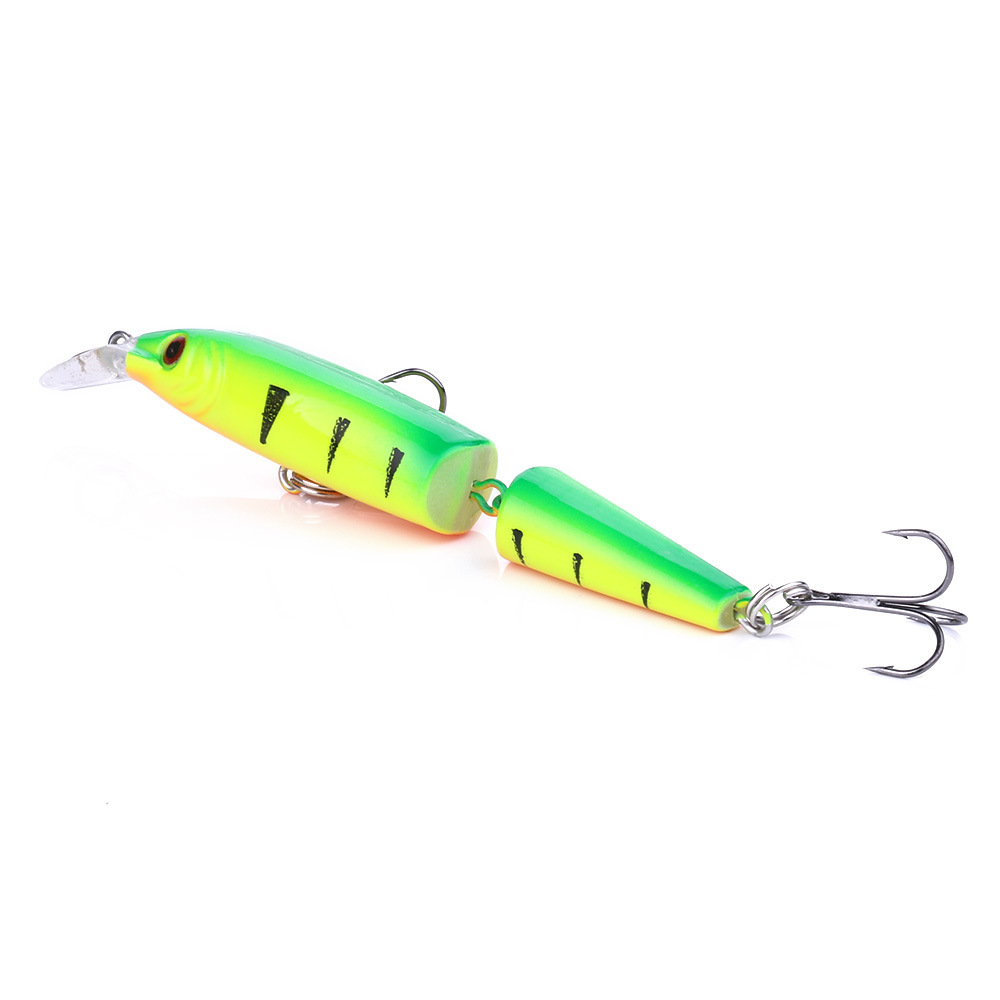 Sunflower Two-Jointed Segmented Minnow Hard Swimbait Bionic Fishing Lure Freshwater & Saltwater thumb 7