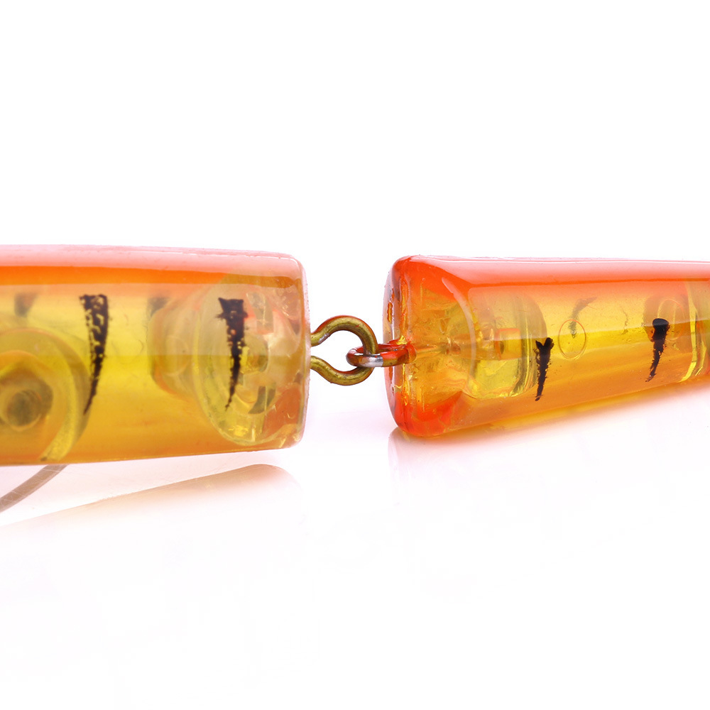 Sunflower Two-Jointed Segmented Minnow Hard Swimbait Bionic Fishing Lure Freshwater & Saltwater thumb 8