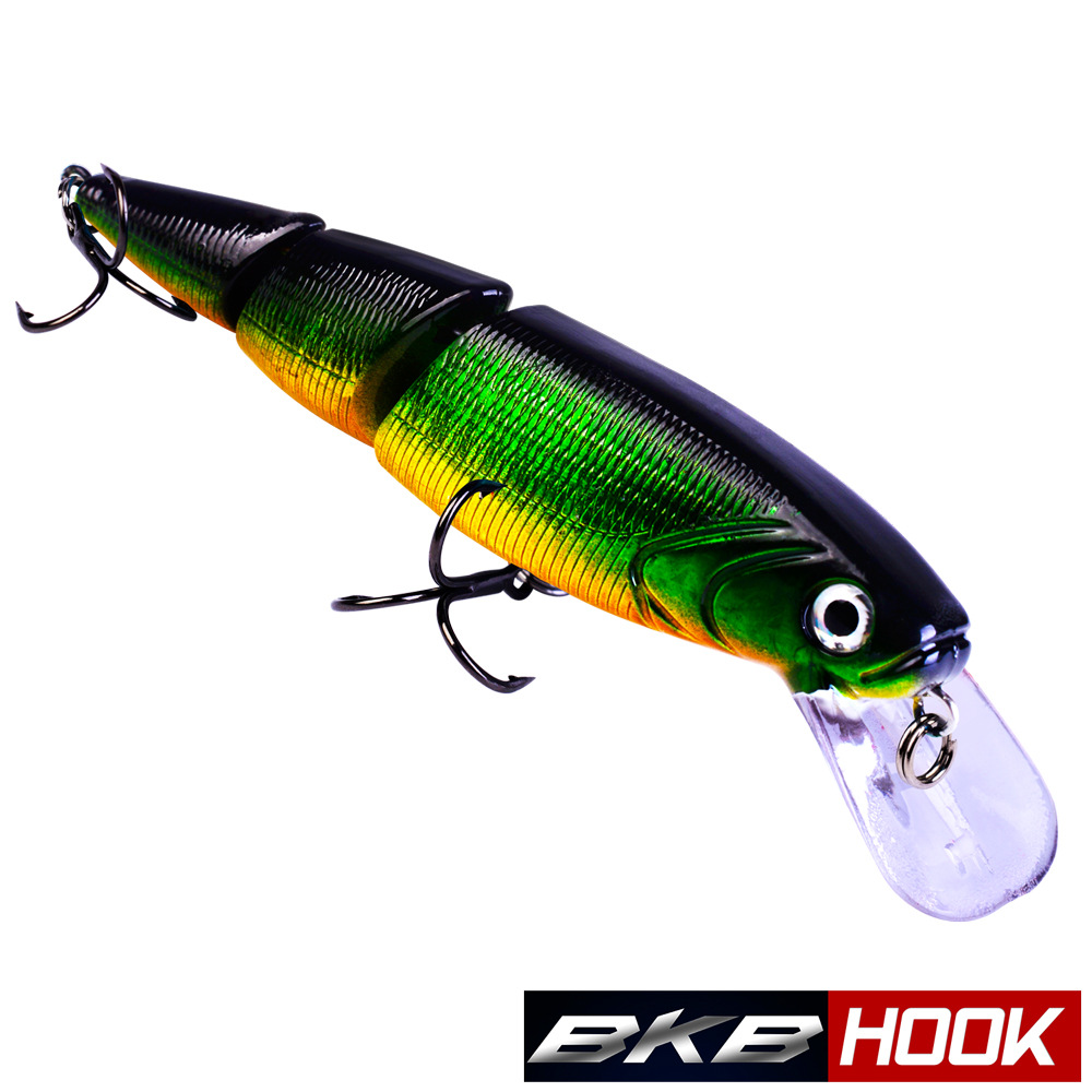 Sunflower DW1081 Multi-Jointed Segmented Minnow Hard Lure 110mm 14.7g Lifelike Swimbait For Fresh & Saltwater thumb 1