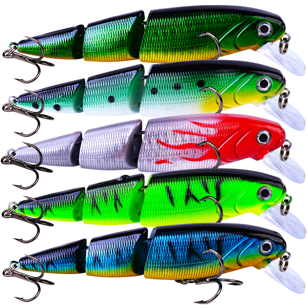 Sunflower DW1081 Multi-Jointed Segmented Minnow Hard Lure 110mm 14.7g Lifelike Swimbait For Fresh & Saltwater thumb 2