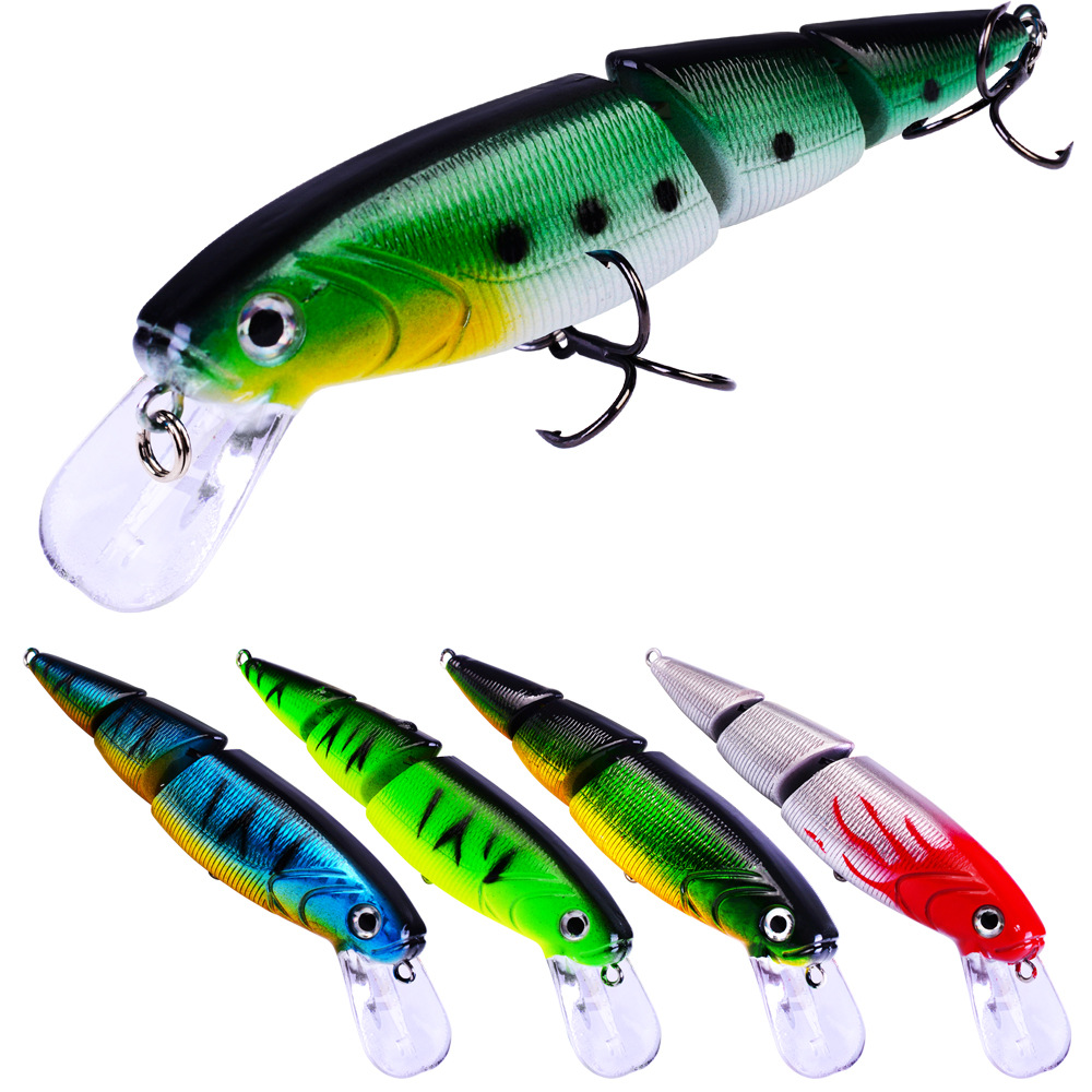 Sunflower DW1081 Multi-Jointed Segmented Minnow Hard Lure 110mm 14.7g Lifelike Swimbait For Fresh & Saltwater thumb 9