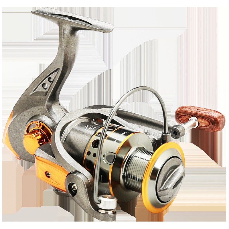 Sunflower DC Series Full Metal Spool Spinning Fishing Reel 1000-7000 Left & Right Interchangeable Handle Saltwater Reel