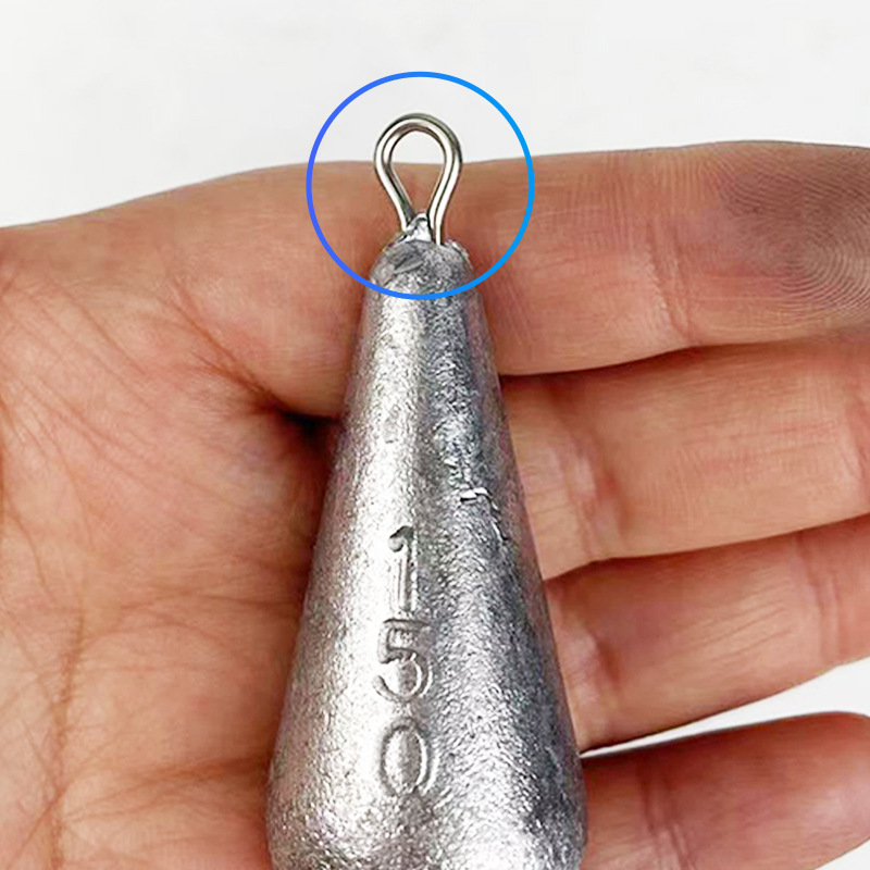 Sunflower Teardrop Lead Sinker With Fixed Eye Multi Weights 3.5g-25g Saltwater Shore Casting Fishing Weight thumb 2