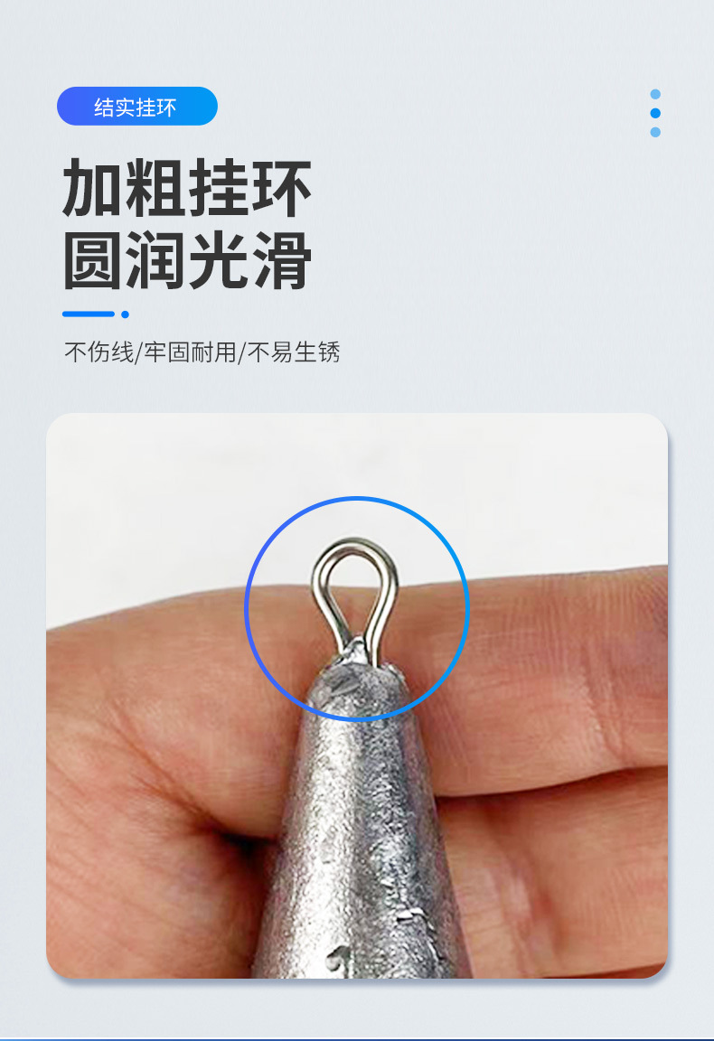 Sunflower Teardrop Lead Sinker With Fixed Eye Multi Weights 3.5g-25g Saltwater Shore Casting Fishing Weight thumb 8
