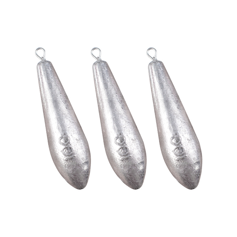 Sunflower Willow Leaf Fishing Lead Sinker With Fixed Eye Multi Weights 3.5g-35g Saltwater Casting Weights thumb 3