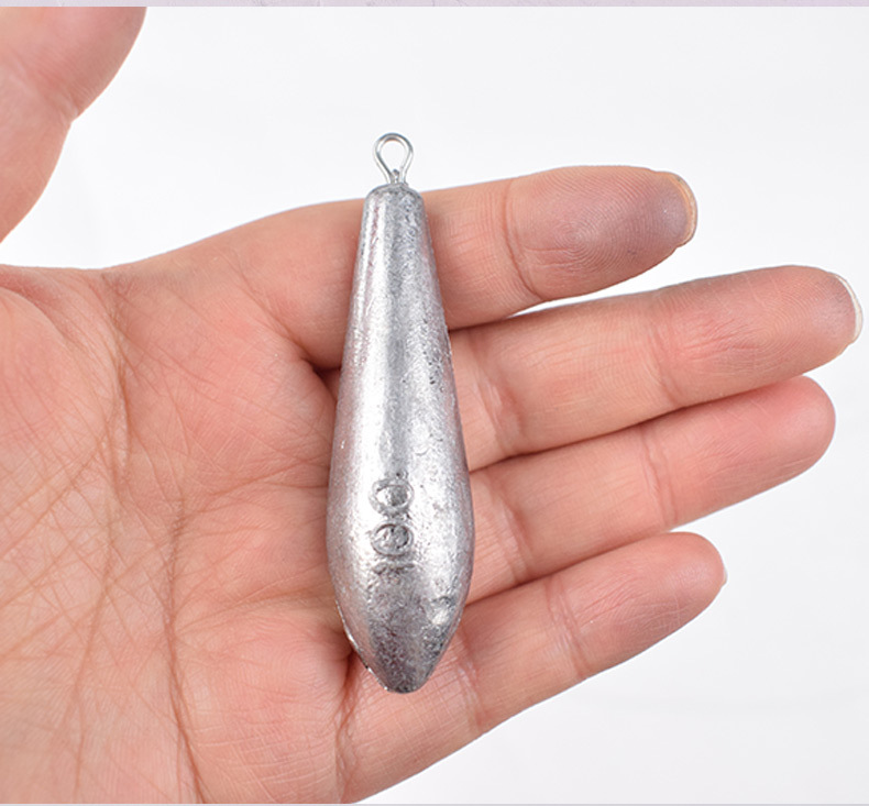 Sunflower Willow Leaf Fishing Lead Sinker With Fixed Eye Multi Weights 3.5g-35g Saltwater Casting Weights thumb 12