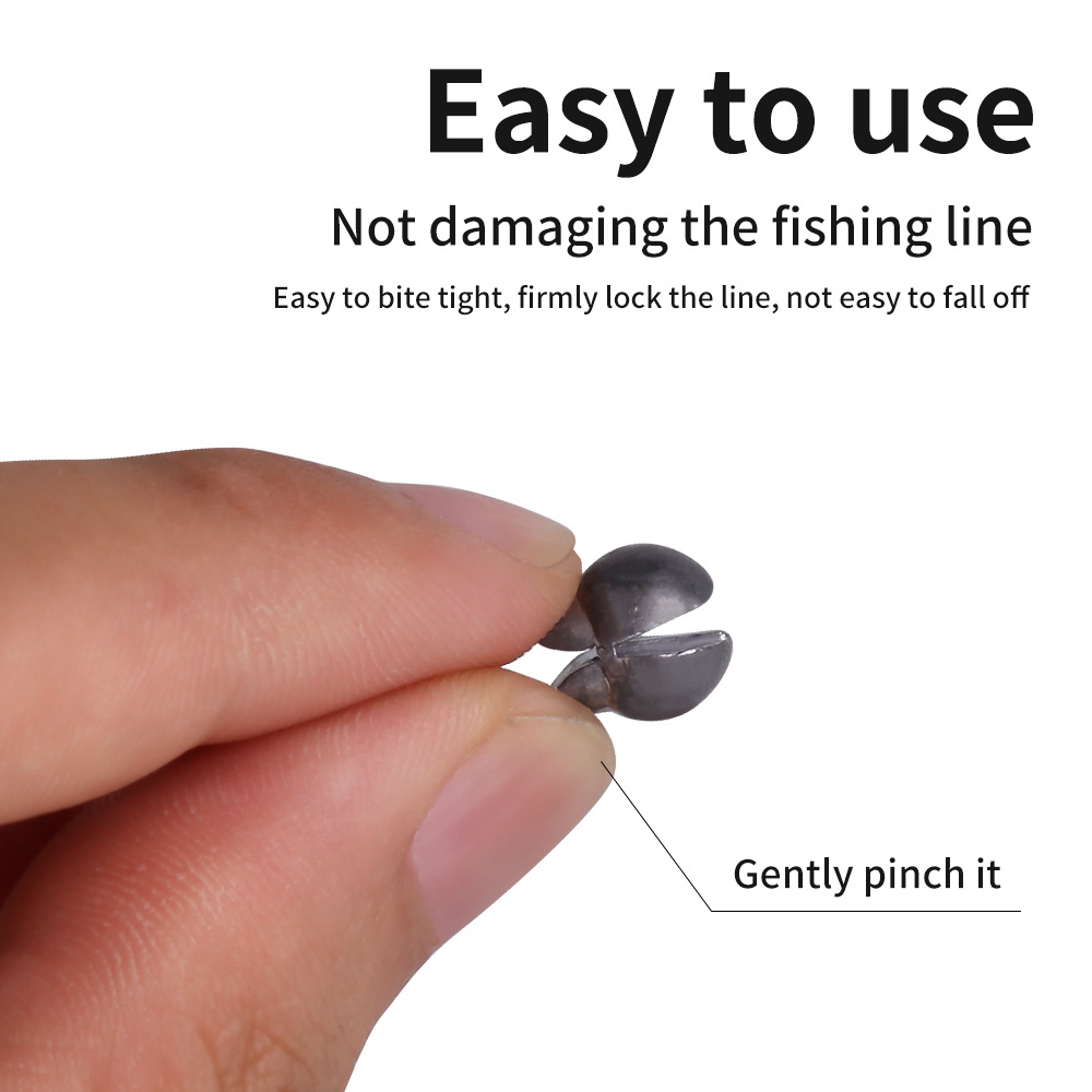 Sunflower Duckbill Split Shot Fishing Sinkers thumb 3
