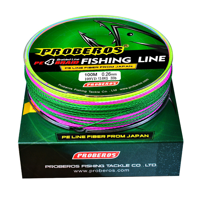 Sunflower 4 Strand PE Braided Fishing Line 100M Wear Resistant For Lure & Saltwater Fishing thumb 4