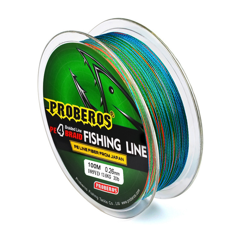Sunflower 4 Strand PE Braided Fishing Line 100M Wear Resistant For Lure & Saltwater Fishing thumb 7