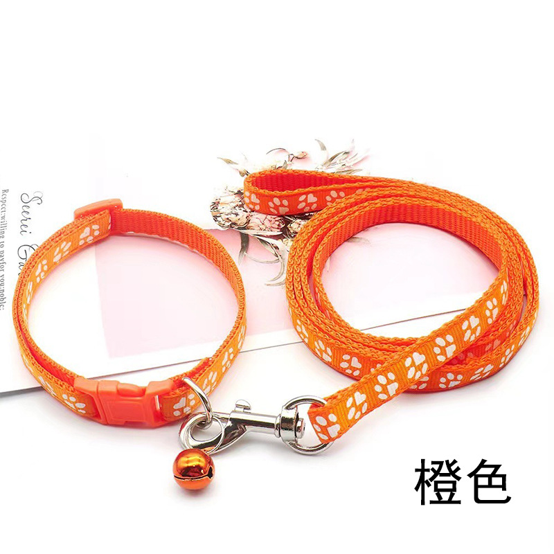 Paw Print Pet Collar & Leash Set thumb 7