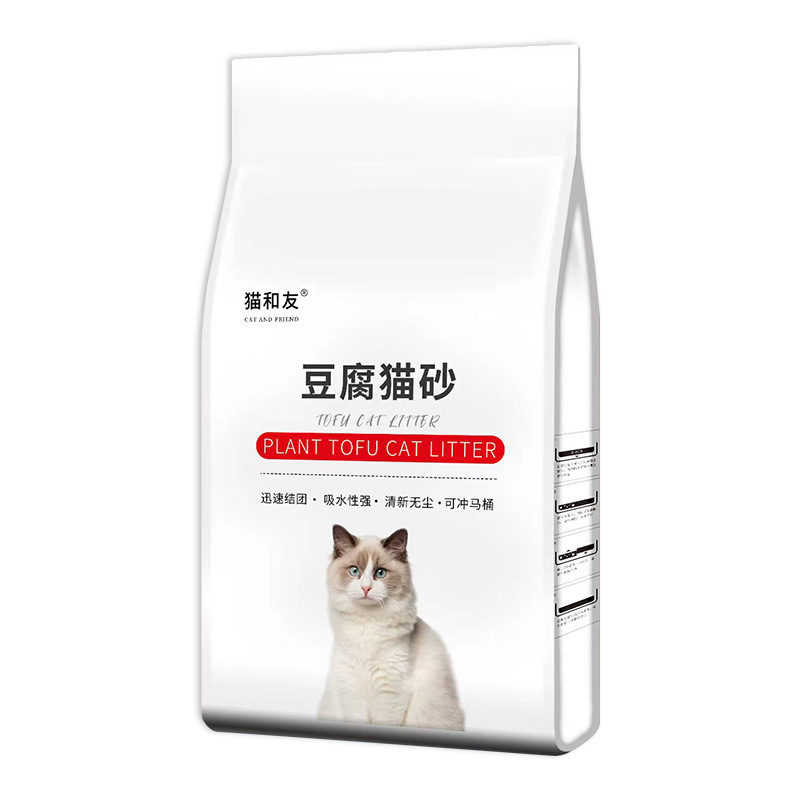 Sunflower Multi-type Multi-scent Tofu Cat Litter, Low Dust Fast Clumping Flushable Mixed Cat Sand for Cats