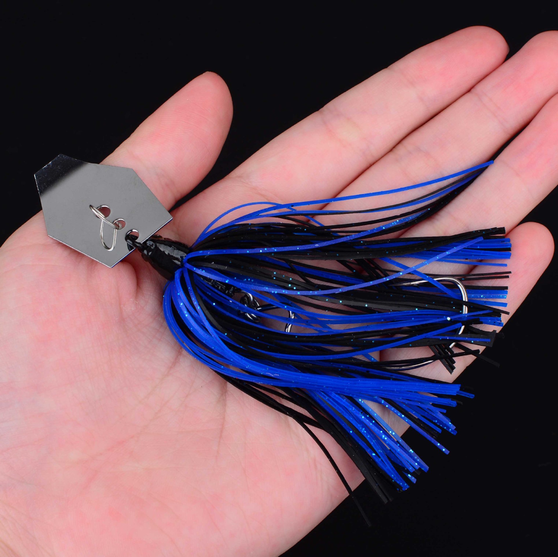 Sunflower Chatter Bait Buzz Lure 9cm 12.5g Anti-Hang Spinner Jig For Bass Fishing thumb 6