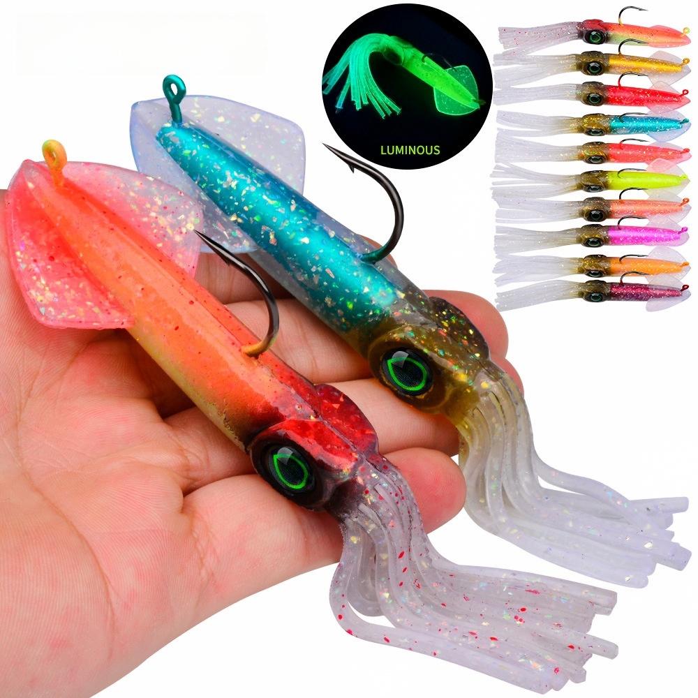 Sunflower Luminous UV Squid Soft Lure DW6127
