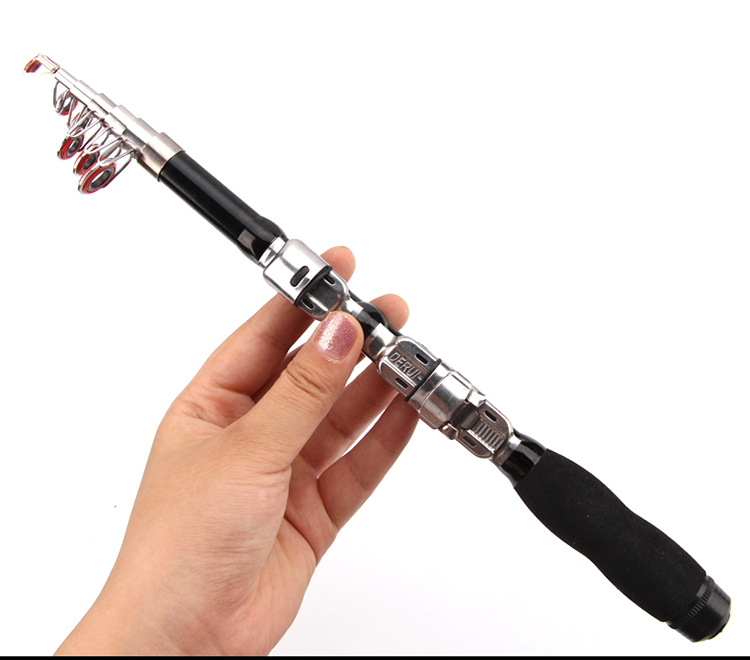 Sunflower Telescopic Mini Sea Fishing Rod, Fiberglass Portable Casting Rod thumb 13