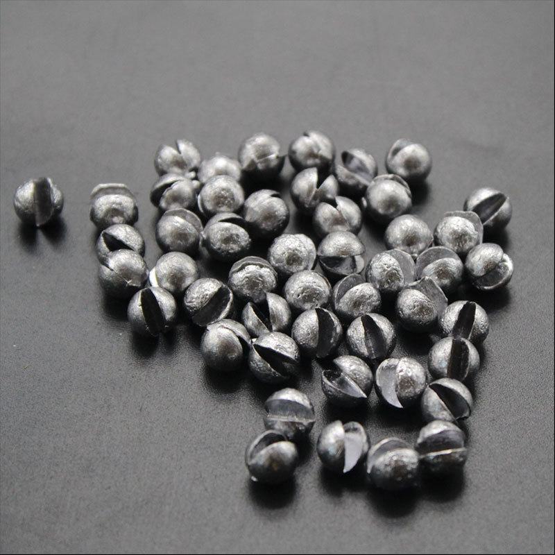 Sunflower Open Crimp Lead Sinkers Micro Fishing Split Shot Weights thumb 2