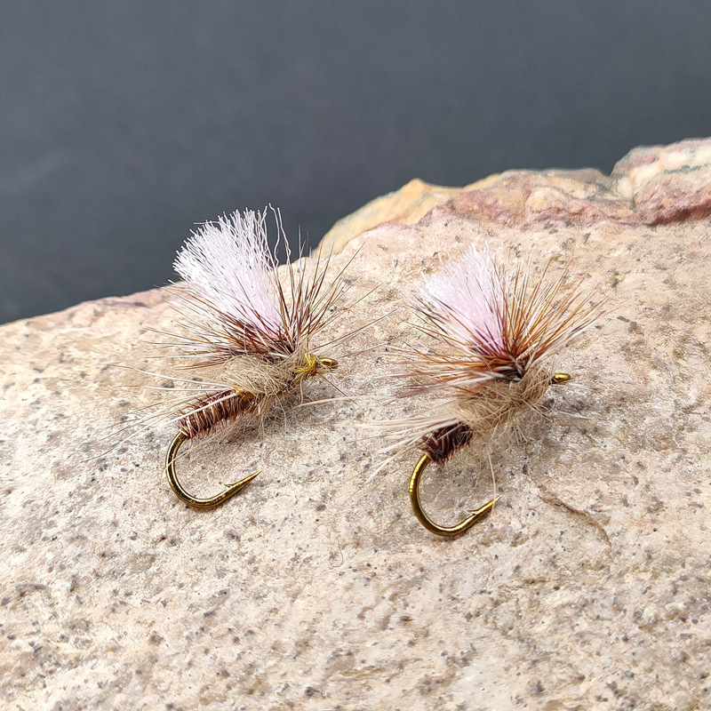 Sunflower Parachute Adams Dry Fly Fishing Flies, Artificial Parachute Adams Lure for Trout, Bass Fly Fishing thumb 9