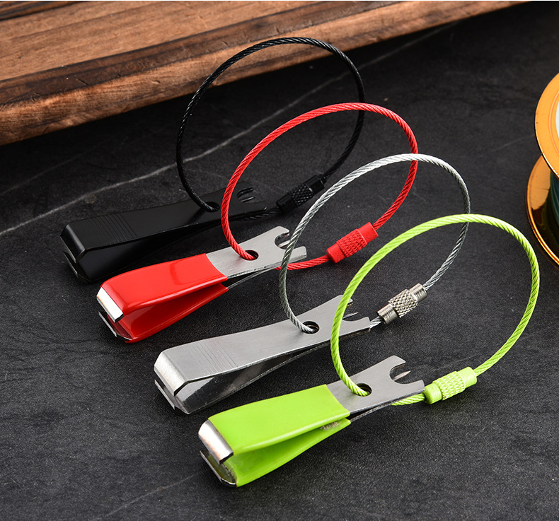 Sunflower Portable Fishing Line Cutter With Anti-Lost Lanyard Stainless Steel Line Snip For Angling thumb 1