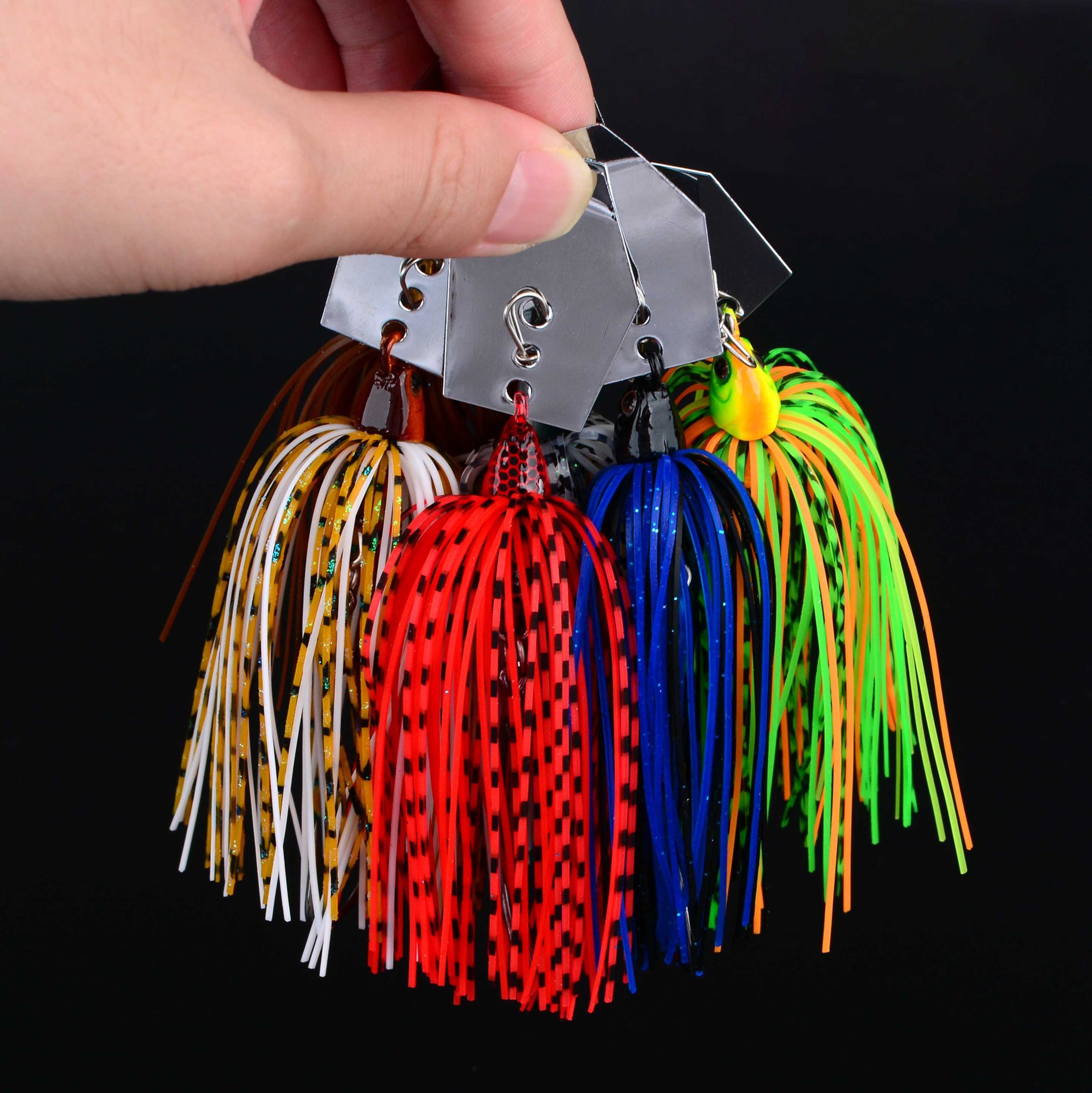 Sunflower Chatter Bait Buzz Lure 9cm 12.5g Anti-Hang Spinner Jig For Bass Fishing thumb 2