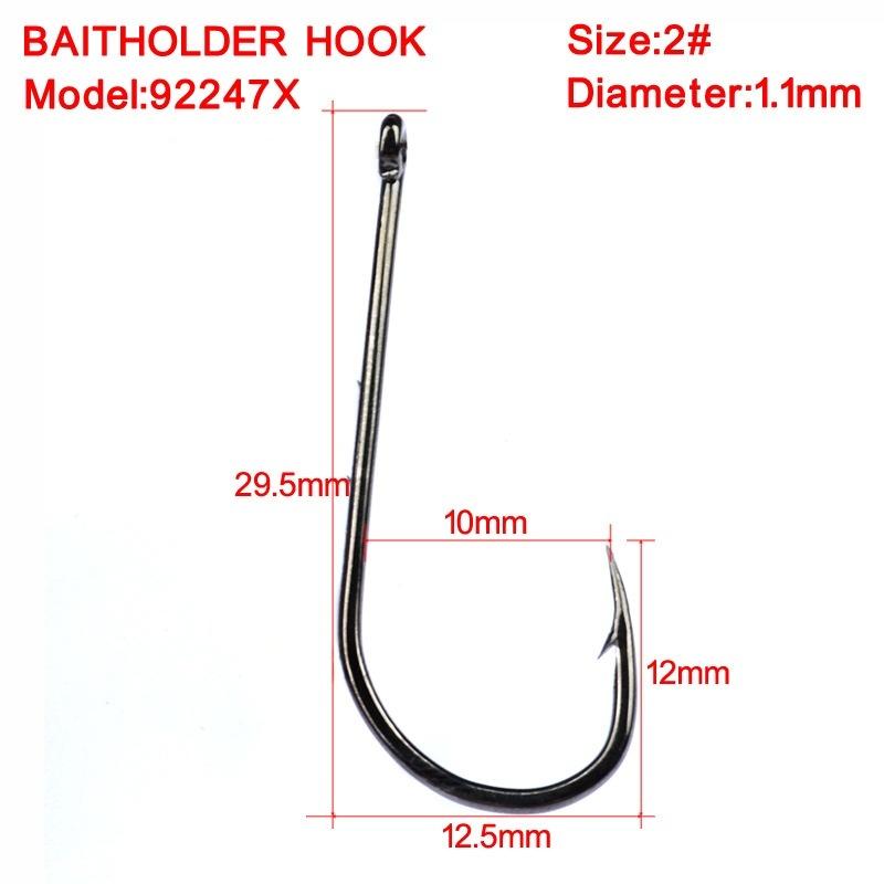 Sunflower 92247X Stainless Steel Barbed Single Fishing Hooks Sea Angling Hooks Sizes 1#-6# & 1/0#-6/0# thumb 4