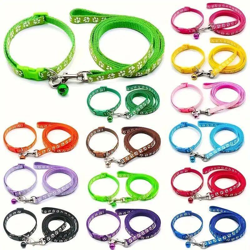Paw Print Pet Collar & Leash Set thumb 23