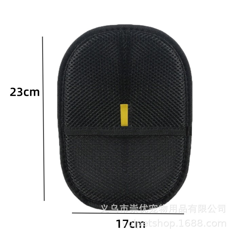 Sunflower Curved Pet Grooming Glove, Double-sided Brush Hair Remover Mitt for Dogs & Cats thumb 6